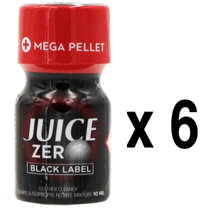 BGP Leather Cleaner JUICE ZERO Black Label 10ml x6